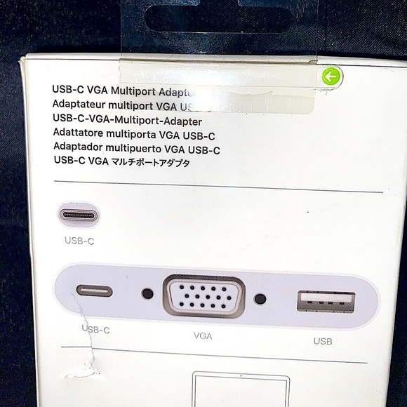 ✨Apple - USB-C to VGA Multiport Adaptor✨ NEW/SEALED - Picture 11 of 14